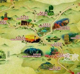 巴中景点地图(长沙景点地图)